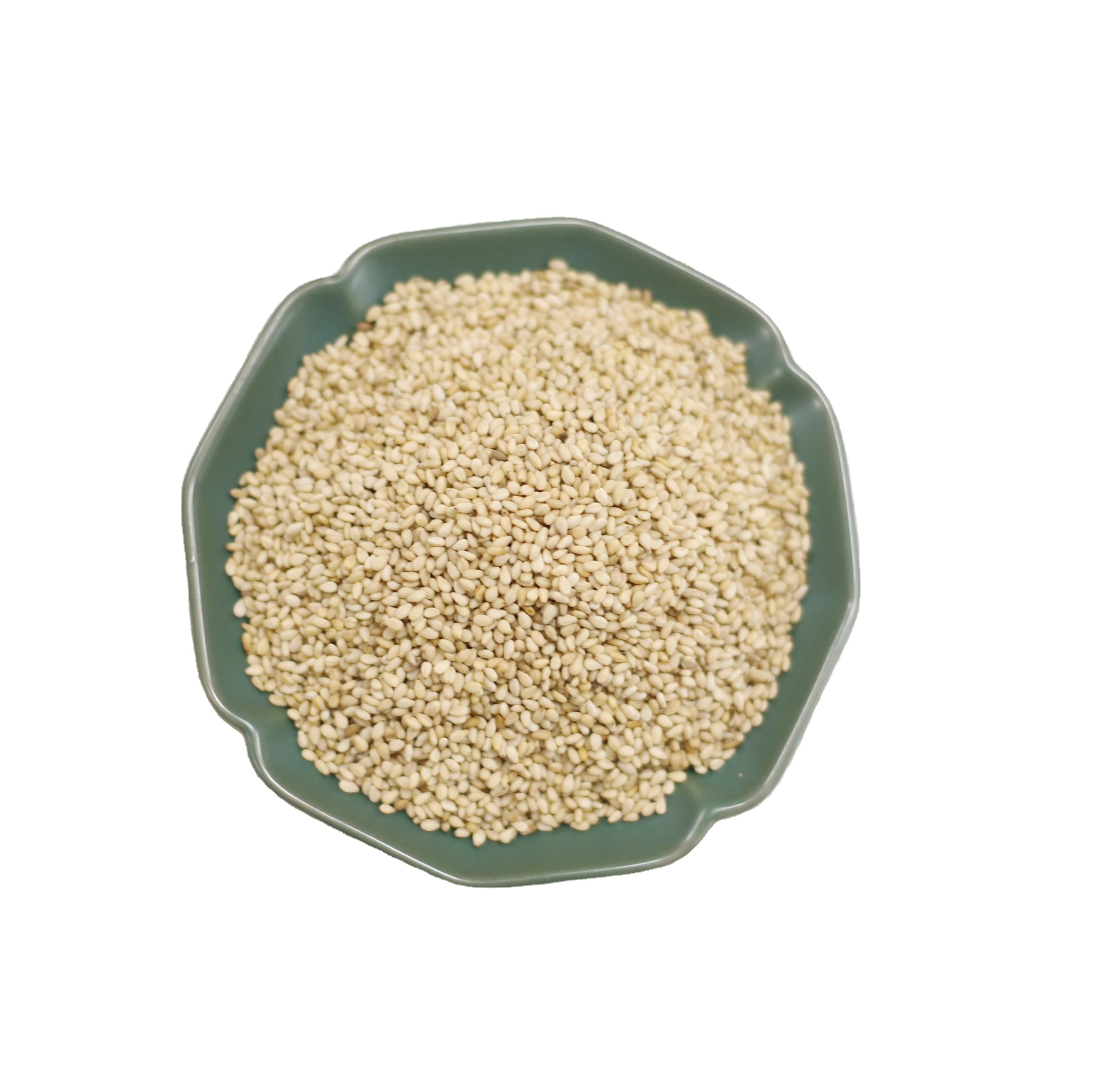 Organic White Sesame Seeds Naturally Toasted with Rich Nutty Flavor for Food Use