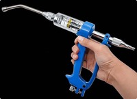 5Ml Pistol Drencher Domba Sapi, dengan Tangki Otomatis Terus Menerus Obat Dokter Hewan Pistol Drencher Logam
