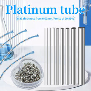 Tube en platine à ductilité remarquable pour tubes de distribution de produits chimiques, protections de bougies d'allumage, revêtements de creusets, lignes d'échantillonnage de gaz, tubes hermétiques - Product Image 1
