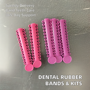 Materiali elastici ortodontici per l'igiene orale elastici elastici per legatura della catena di alimentazione - Product Image 6