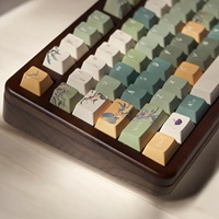 OEM ODM Green Ancient Keycaps Profile Keycap Set PBT Material Keycap Set For Mechanical Switches Artisan Style Keycap Set