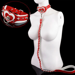<span class=keywords><strong>Correa</strong></span> <span class=keywords><strong>de</strong></span> Fidelización para Juegos BDSM, Collar <span class=keywords><strong>de</strong></span> <span class=keywords><strong>Castigo</strong></span> <span class=keywords><strong>de</strong></span> Cuero PU Suave para Parejas Mayores <span class=keywords><strong>de</strong></span> 18 Años - Product Image 1