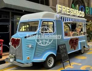 Carrito de Venta de Comida Personalizado de Acero Inoxidable para Helados y Comida Rápida, Ligero y Duradero, Tamaño y Color Personalizables, Equipado con Ruedas - Product Image 2