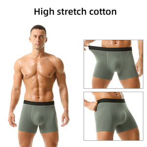 <span class=keywords><strong>Slip</strong></span> e Boxer da <span class=keywords><strong>Uomo</strong></span> in Cotone Personalizzati all'Ingrosso, a Gamba Lunga, per Bodybuilding, Tinta Unita, Morbidi e Confortevoli - Product Image 2