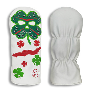 Housse de club de golf transfrontalière Factory Lucky <span class=keywords><strong>Clover</strong></span> Trèfle à quatre feuilles, Housses pour clubs en bois, Housses pour clubs en fer, Housses pour putters, Sport - Product Image 5