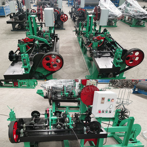 Tự động Nam Phi LướI Đan 4 gai hàng rào lưỡi dao cạo sắt dây thép gai làm cho máy để bán - Product Image 5