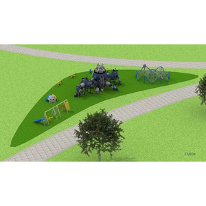 Tobogán de parque infantil de alta calidad, equipo comercial innovador para exteriores para niños - Product Image 5