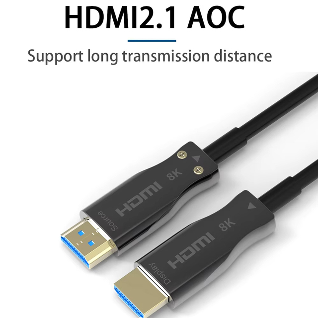 4K HDMI Male to Male Cable 2.0 HDMI Fiber Optical Cable 1M 2M 3M 5M 10M 15M 20M 30M 50M 100M HD Video Fiber HDMI Cable