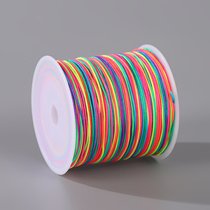 อันดับ72สายสร้อยหยกขนาด0.8มม. แบบถักด้วยมือเครื่องประดับเชือกสร้อยคอแบบ DIY - Product Image 1