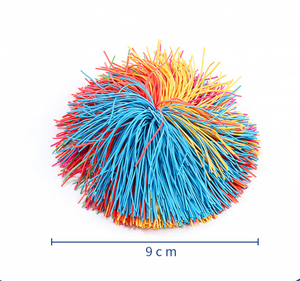 Offre Spéciale 6 cm unisexe Silicone Koosh balle rebondissante en plastique jouet de sport pour le soulagement du Stress Capsule jouet - Product Image 1
