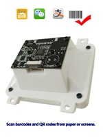 Module de scanner de codes-barres 1D 2D QR intégré Fondvision OEM RS-232 ISO 14443A, distance de lecture 5-10 cm, ABS pour contrôle d'accès