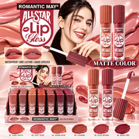 Gloss à lèvres mat longue tenue, non desséchant, effet boue-poudre, rouge à lèvres liquide pour maquillage quotidien, vente en gros