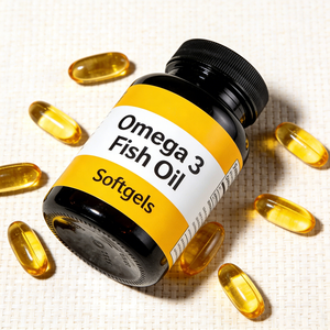 OEM ODM トリプルストレングス ワイルドアラスカ オメガ3 フィッシュオイル EPA 1300mg DHA 1200mg ソフトジェル サプリメント 女性の心臓と関節の健康のため - Product Image 1