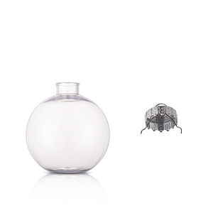 Boules en plastique transparent pour artisanat, ornements, décorations <span class=keywords><strong>de</strong></span> Noël incassables et résistantes aux chocs, décorations suspendues pour arbre, décorations <span class=keywords><strong>de</strong></span> Noël avec remplissage <span class=keywords><strong>de</strong></span> baies <span class=keywords><strong>de</strong></span> neige et <span class=keywords><strong>de</strong></span> pin - Product Image 4