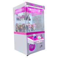 Machine de jeu d'arcade de petits bonbons à pièces pas cher Mini peluche cadeau griffe de grue pour les enfants