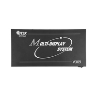 Bitvisus 8K Expander multi-écrans en métal, 9 écrans, n'importe quelle disposition, mode de raccord multi-écrans, contrôleur 9x1, mur vidéo 3 pour 3 DP, alimentation 12V