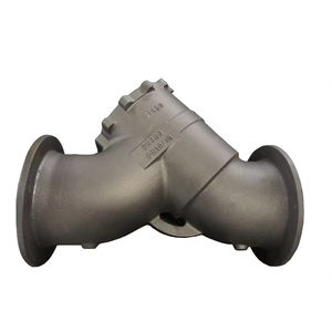 Werkseitige Lieferung ANSI 150lb PN16 DN150 WCB Duk tiles Eisen Kohlenstoffs tahl CF8/CF8M Flanschende Y Sieb Preis - Product Image 2