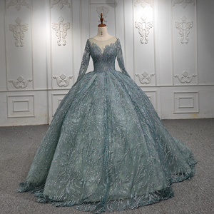 Robes de soirée en tulle entièrement pailletées à lacets pour femmes, robe de soirée Jancember 9965-1 - Product Image 4
