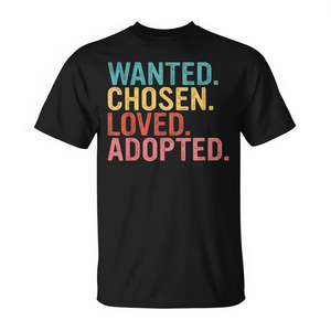 T-shirt pour la sensibilisation à l'adoption, à l'adoption par des familles d'accueil et aux enfants adoptés - Product Image 2