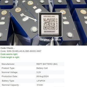 10000 döngü sınıf a Lifepo4 hücreleri <span class=keywords><strong>3</strong></span>.2V REPT 280Ah 314Ah 320Ah prizmatik lityum iyon batarya lityum DIY için - Product Image 5