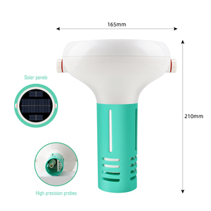Monitor de calidad del agua a prueba de agua con WiFi, nuevo modelo, 7 en 1, cloro/pH/TDS/<span class=keywords><strong>EC</strong></span>/ORP/salinidad/temperatura, para piscina, para uso en piscina - Product Image 3