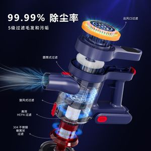 H9 Stick Vacuum Cleaner Rechargeable Cordless Handheld With 7 Nozzles For Household Cleaning - Product Image 2