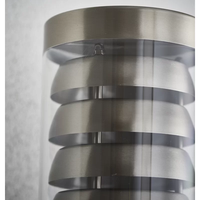 Paysage étanche persiennes dur pc lentille e27 extérieur moderne décoration jardin bollard lumière
