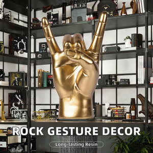 Figura Decorativa de Resina Europea de Alta Calidad, Diseño de Manos en Actitud de Amor, Pintada a Mano, Decoración para el Hogar, Regalo para Escritorio, Estilo Artístico Artificial - Product Image 2