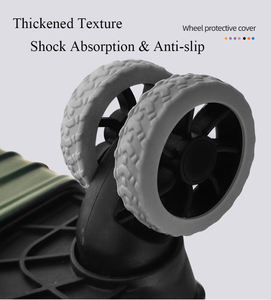 Pack <span class=keywords><strong>de</strong></span> 8 pièces <span class=keywords><strong>de</strong></span> couverture <span class=keywords><strong>de</strong></span> roue <span class=keywords><strong>de</strong></span> bagage pour <span class=keywords><strong>valise</strong></span> Housses <span class=keywords><strong>de</strong></span> <span class=keywords><strong>protection</strong></span> <span class=keywords><strong>de</strong></span> roue en silicone Accessoire <span class=keywords><strong>de</strong></span> voyage anti-bruit résistant <span class=keywords><strong>à</strong></span> l'usure - Product Image 3