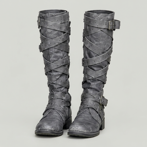 Disfraz de Guerrera de Cuero para Mujer con Hombreras de Piel y Conjunto de Armadura - Product Image 3
