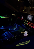 ICarsin - Éclairage d'ambiance intérieur de voiture à LED Symphony 256 couleurs, accessoires de décoration pour Audi A5 B9 Coupé