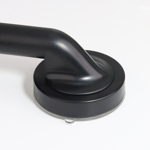 Poignée de porte de douche Weiye sans perçage à ventouse, en plastique noir, moderne et simple - Product Image 1