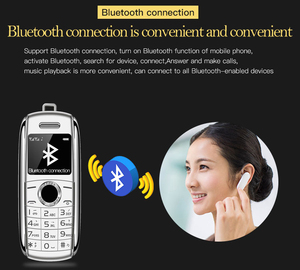 חדש מיני נייד טלפון X8 0.66 "2G GSM סמארטפון Telefone כפולה ה-SIM אלחוטי BT חייגן הקלטת אצבע גודל קטן נייד - Product Image 4
