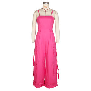Tuta Intera Sexy da Donna Americana, Moda Femminile, Jumpsuit con Pantaloni Lunghi - Product Image 4