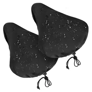 Double Fixation Bike Seat Cover Waterproof Bike Cushion Seat Protector Dust Resistant Bicycle Seat Rain Cover