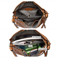 Sacs à main pour femmes en cuir PU de haute qualité, fabriqués à Guangzhou, sacs fourre-tout Hobo tendance, grande capacité, style vintage