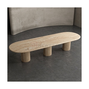 Moda moderna <span class=keywords><strong>vendita</strong></span> calda di moda in pietra naturale tavoli da pranzo personalizzati tavolo da pranzo cucina casa di lusso in marmo naturale - Product Image 1