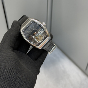 Reloj Mecánico Automático de Lujo Retro para Hombre, con Forma de Barril, Esfera de Cristal de Zafiro, Diseño de Tourbillon, Estilo Deportivo y Ejecutivo de Alta Gama - Product Image 2