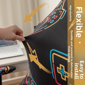 Housses <span class=keywords><strong>de</strong></span> <span class=keywords><strong>chaise</strong></span> <span class=keywords><strong>de</strong></span> jeu en velours imprimées sur mesure en gros, housses <span class=keywords><strong>de</strong></span> <span class=keywords><strong>chaise</strong></span> <span class=keywords><strong>de</strong></span> bureau, housses <span class=keywords><strong>de</strong></span> <span class=keywords><strong>chaise</strong></span> extensibles anti-poussière pour la compétition - Product Image 3