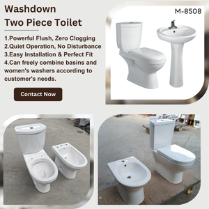 Sanitaire keramiek badkamer <span class=keywords><strong>toilet</strong></span> met tweedelig ontwerp - Product Image 1