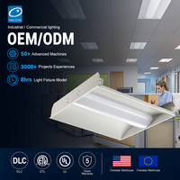 Éclairage Commercial pour Bureau, Bibliothèque, Salle de Conférence – Plafonnier LED Encastrable 2x2 2x4 Dimmable 24W 36W 42W 50W