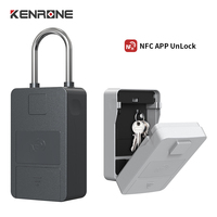 KENRONE 无电源无钥匙 NFC 密钥保险箱，带临时访问功能，壁挂式密钥存储盒，适合 Airbnb 度假房东