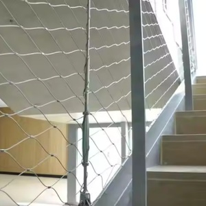 304 filet de corde résistant aux chocs de corde de maille d'acier inoxydable Flexible pour le filet de sécurité d'équipement de terrain de jeu de maternelle - Product Image 6