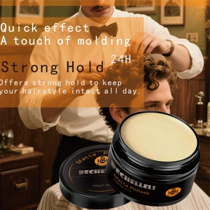 Cire coiffante mate OEM à faible brillance <span class=keywords><strong>pour</strong></span> hommes, texturisant capillaire léger, ajoute volume et définition, tenue moyenne flexible - Product Image 4