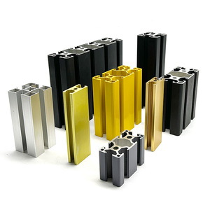 Profil d'extrusion en aluminium de fente de <span class=keywords><strong>50x50</strong></span> 50*100 T pour l'affichage de traction de tiroir d'équipement industriel - Product Image 6
