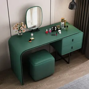 이탈리아 가벼운 호화스러운 침실 고정되는 저장 내각 거울과 의자를 가진 현대 화장대