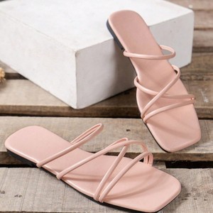 <span class=keywords><strong>Sandalias</strong></span> Planas Modernas a Precio Económico, <span class=keywords><strong>Bonitas</strong></span> Pantuflas para Mujer, Nuevo Producto, Tallas Grandes 36-43, Directo de Fábrica - Product Image 6