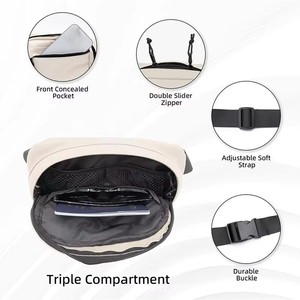 2025 신상 여성용 가슴 가방 크로스바디 스포츠 허리 가방 휴대폰 슬링 여성 패니 팩 - Product Image 4