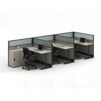 Cloison de bureau moderne Bureau exécutif Bureau modulaire Poste de travail de bureau