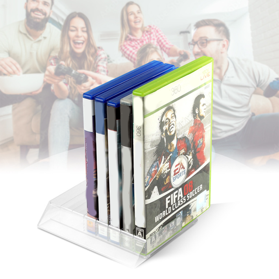 8-in-1 Multi-Game Disc Storage Stand for PS5/PS4/PS3/PS2/PSP/PSV/Wii ...